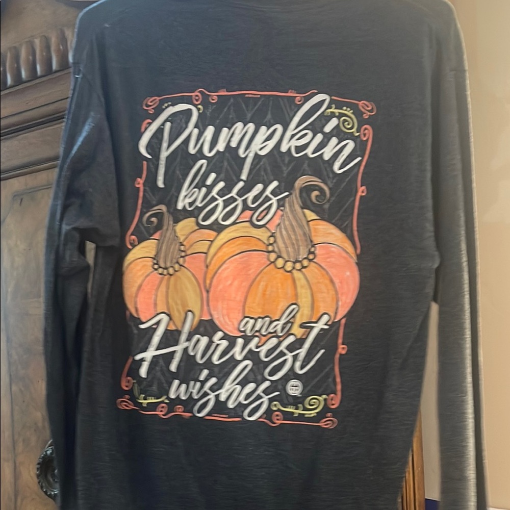 Pumpkin Kisses Long Sleeve Shirt